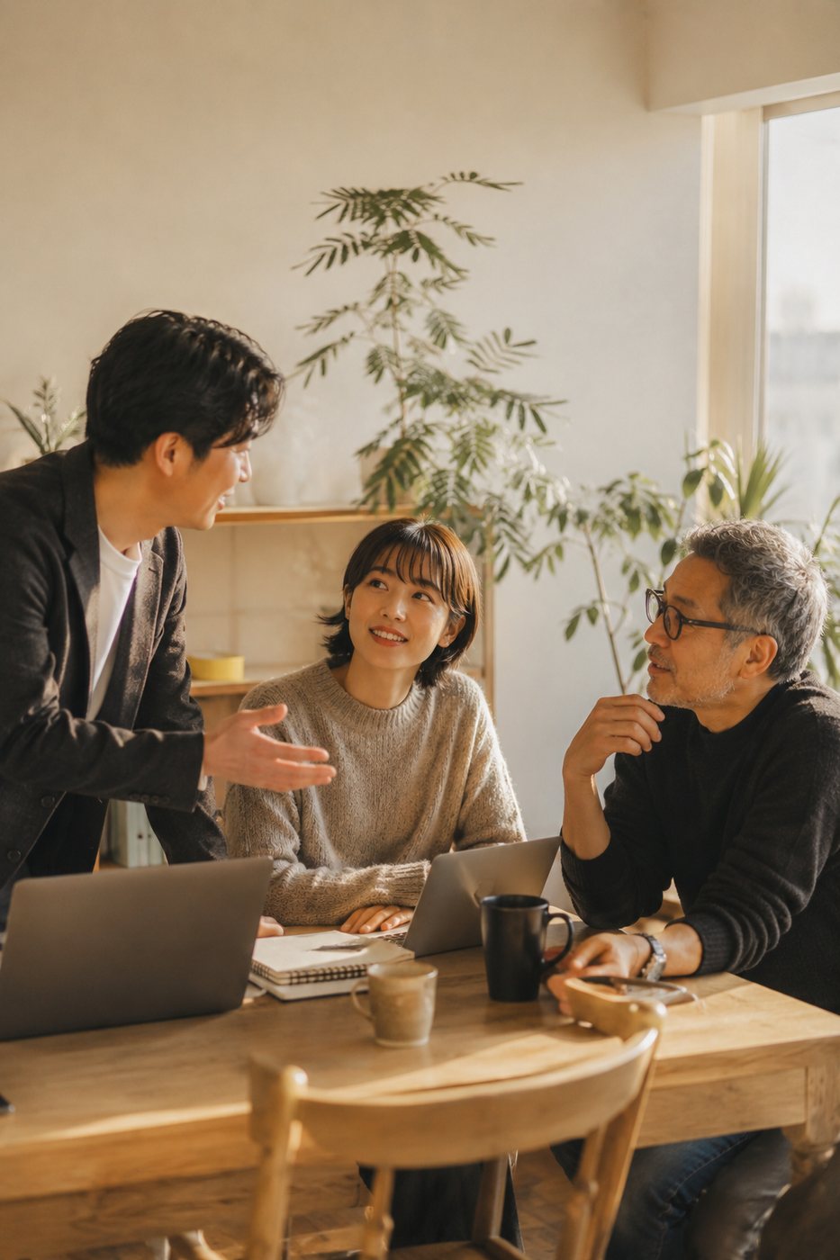 採用を考える企業チーム